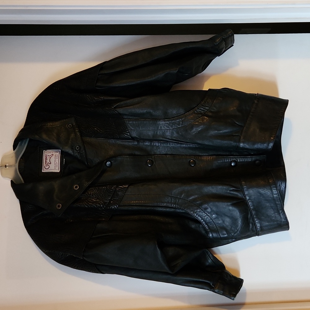 Glampier Women's S Leather Coat - Picture 1 of 7